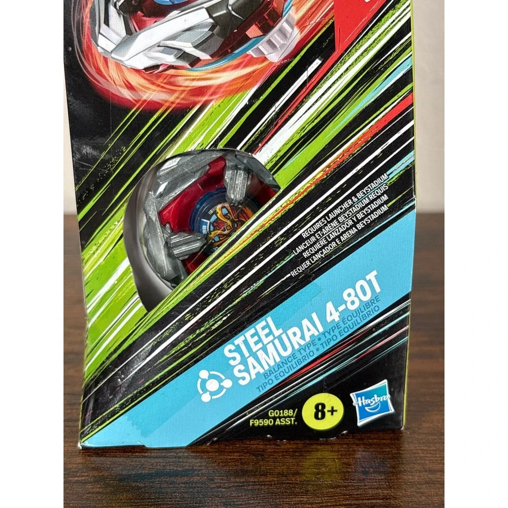 Hasbro Beyblade X Steel Samurai 4-80T Balance‎ Type Spinning Top G0188 NEW